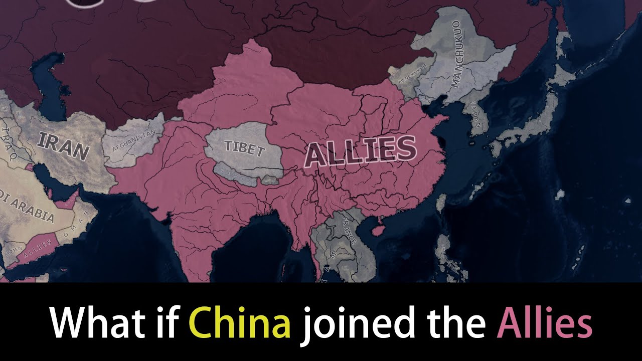 What if China joined the Allies | Hoi4 Timelapse