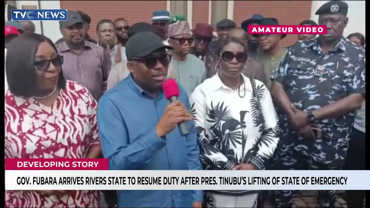 Governor Fubara Returns To Govt House, To Address Rivers State Residents Today