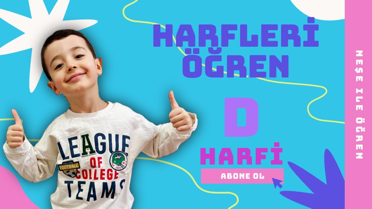 D Harfini Eğlenerek Öğreniyoruz | Okul Öncesi Eğitici Video