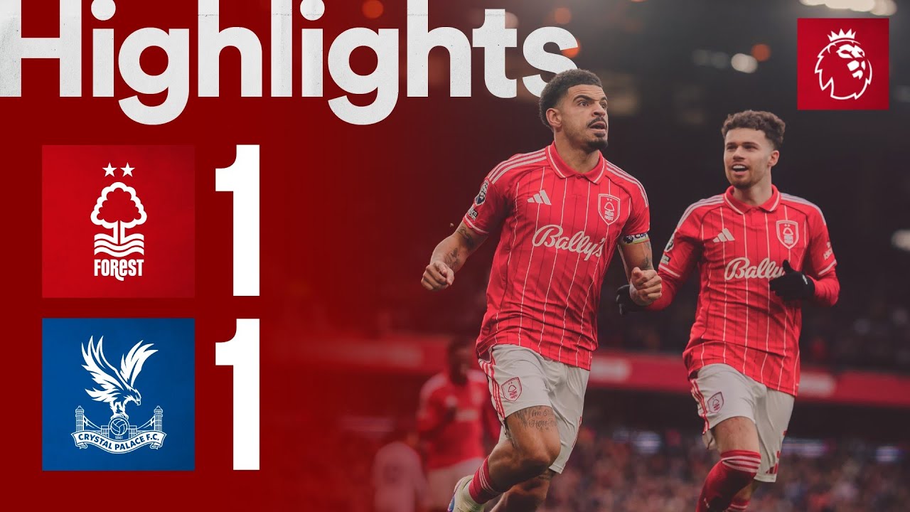 Morgan Gibbs-White on Target 🎯 | Nottingham Forest 1-1 Crystal Palace | Premier League Highlights 🎥