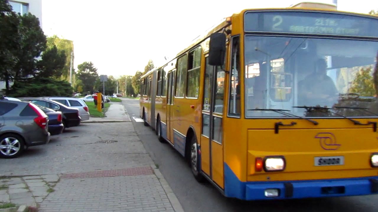 Poslední měsíce provozu trolejbusů Škoda 15Tr ve Zlíně | podzim 2018