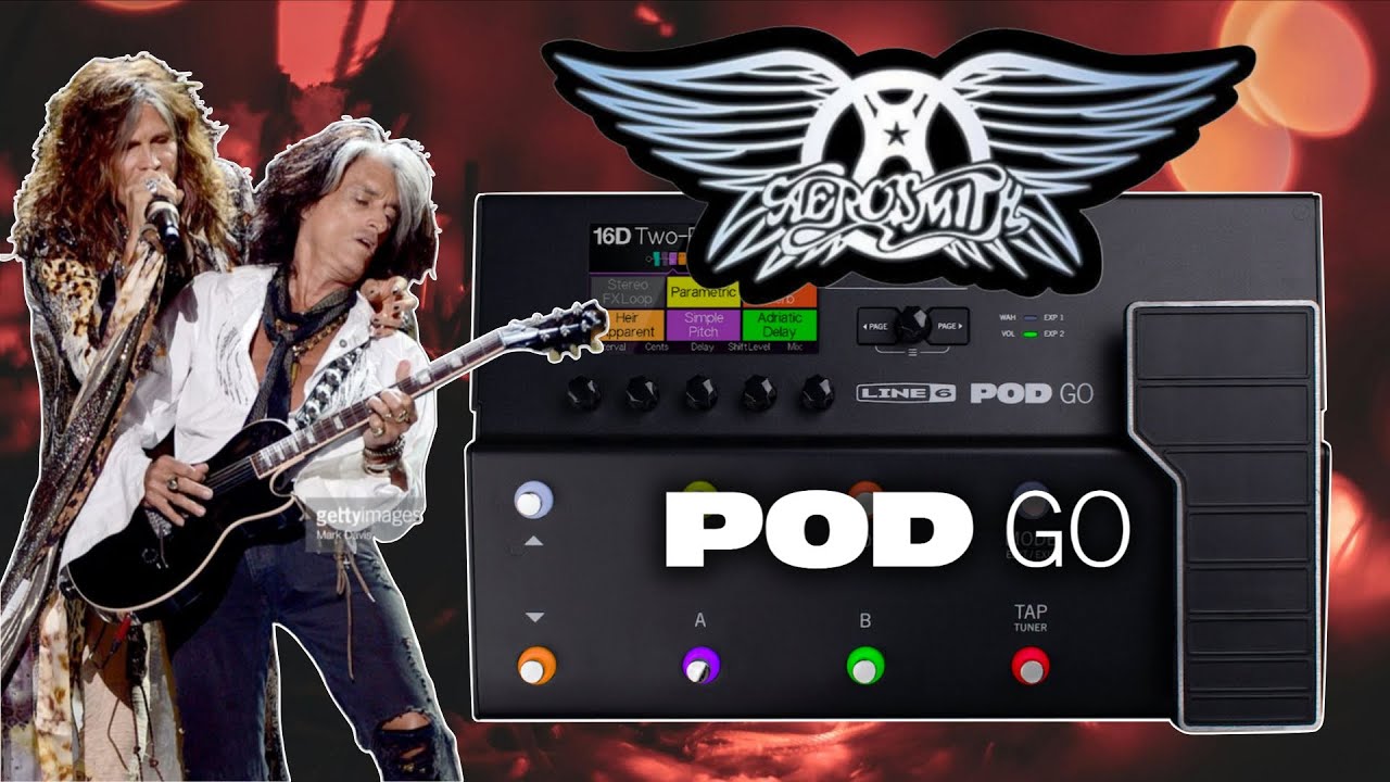 Suena como AEROSMITH - Preset para Line 6 Pod GO / Wireless
