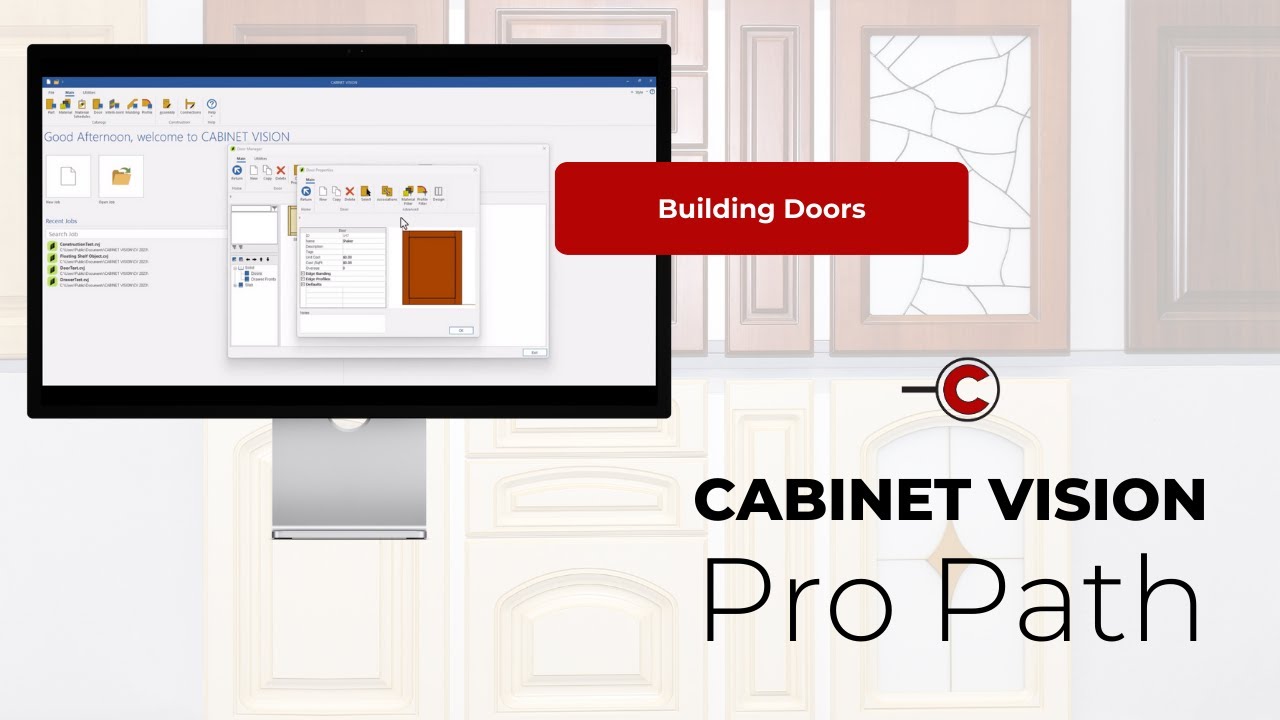 Двери для зданий | Часть 6 — Cabinet Vision Pro Path