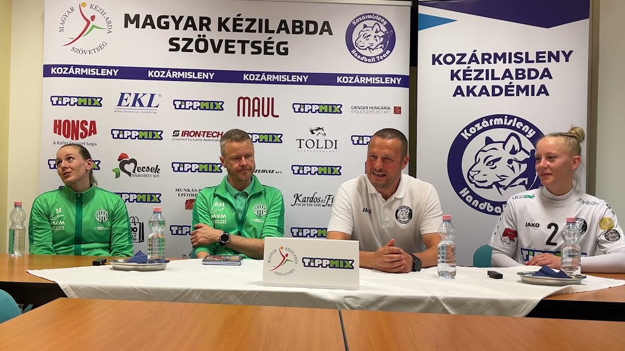 | Kozármisleny KA 🆚 FTC-Rail Cargo Hungaria | Sajtótájékoztató |