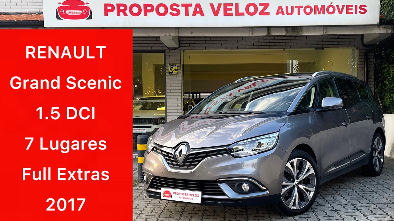 RENAULT GRAND SCENIC 1.5 DCI 110cv - 7 LUGARES - FULL EXTRAS - 2017