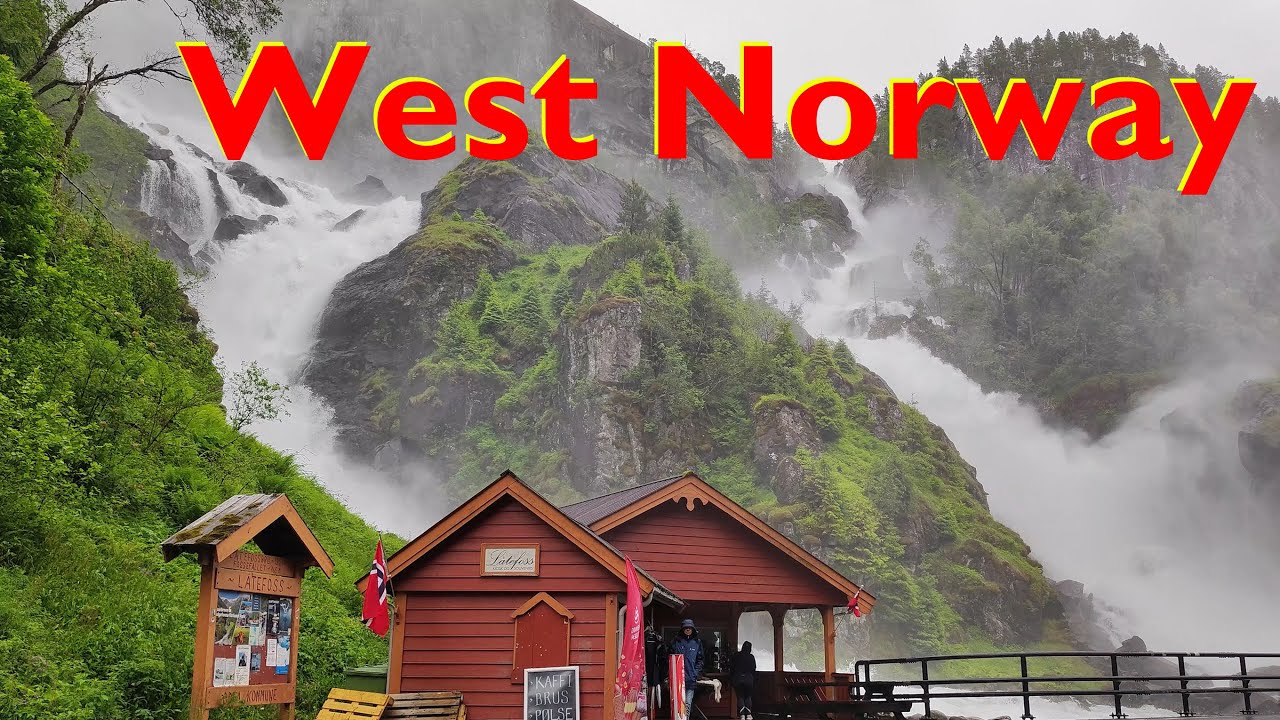 Waterfalls Hardangerbridge Westcoast Norway
