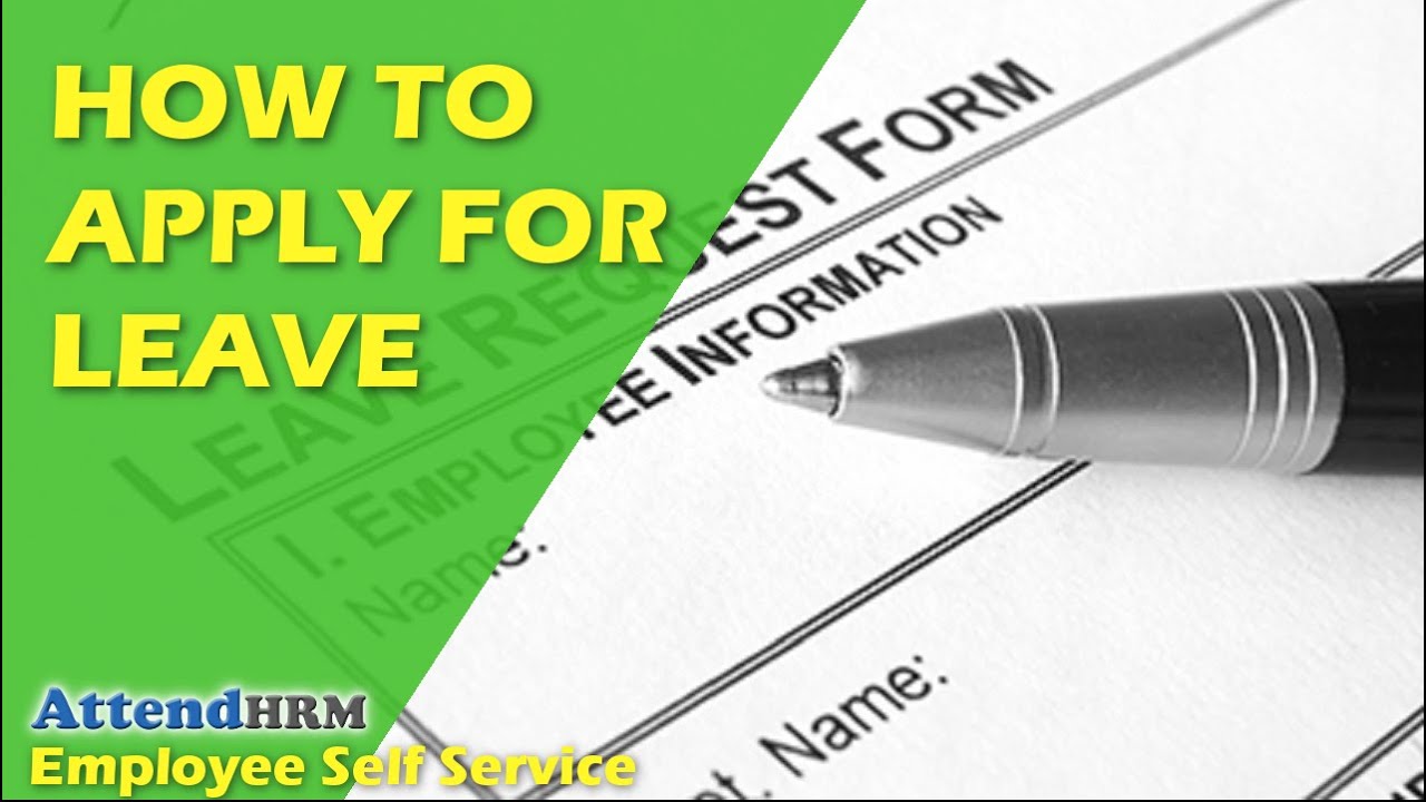 How to apply for leave