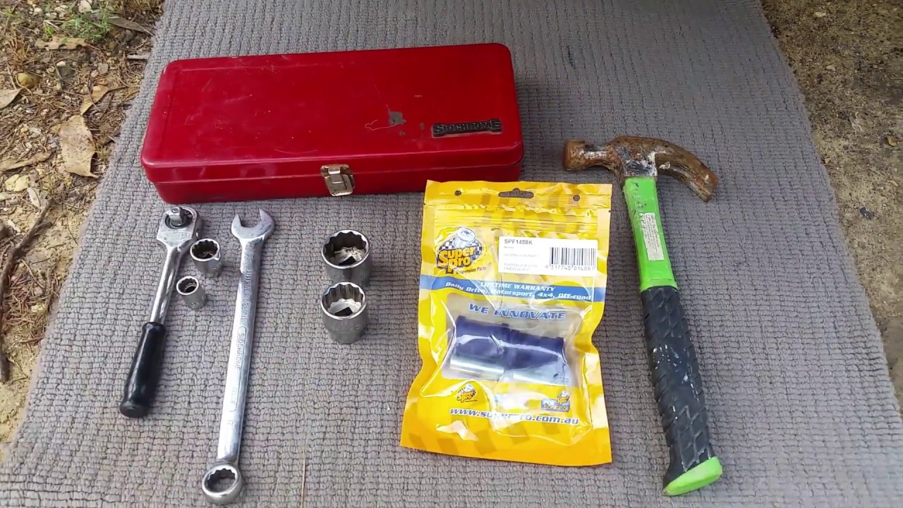 How to Panhard bar bush replacement Prado