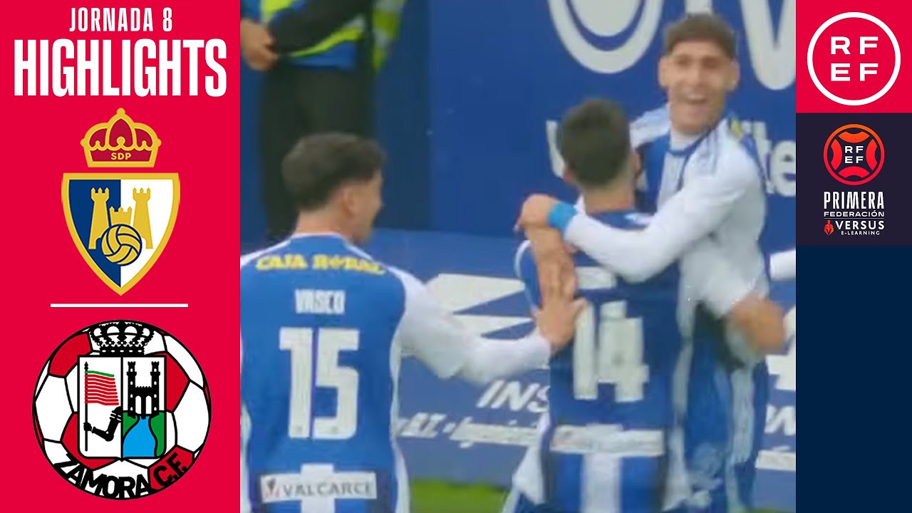 Resumen #PrimeraFederaci&oacute;n | SD Ponferradina 2-0 Zamora CF | Jornada 8 | Temporada 2025/26