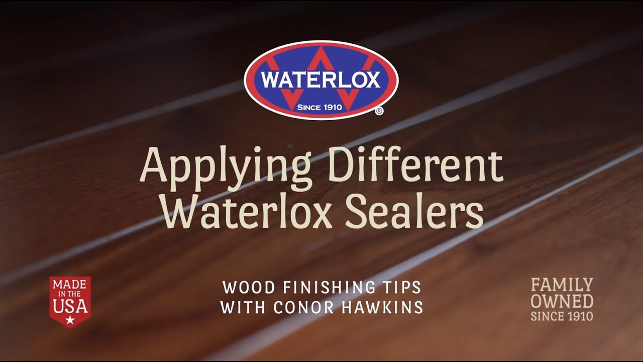 Applying Different Waterlox Sealers