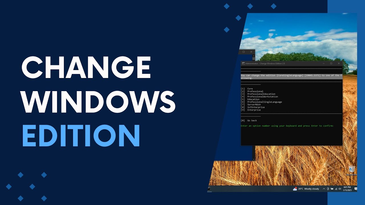 How To Change Windows 10 or 11 Edition Without Reinstalling