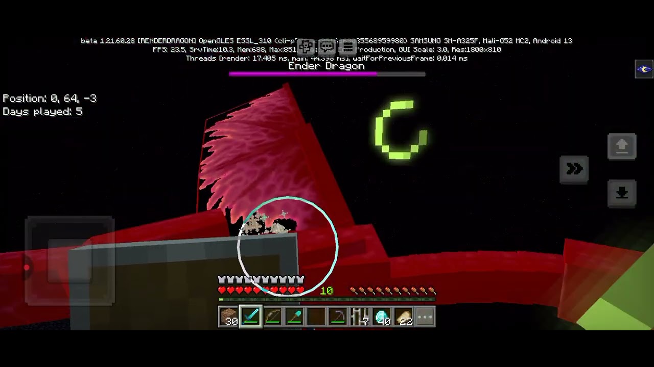 I will show you my face and defeated ender dragon EP 6