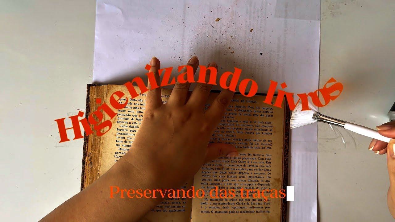 Prevenindo traças no livro 