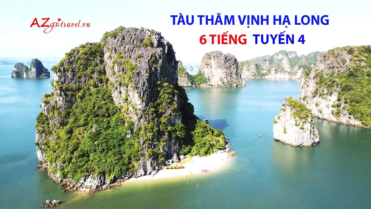Tàu thăm Vịnh Hạ Long 6 tiếng tuyến 4 | Review AZgo Travel