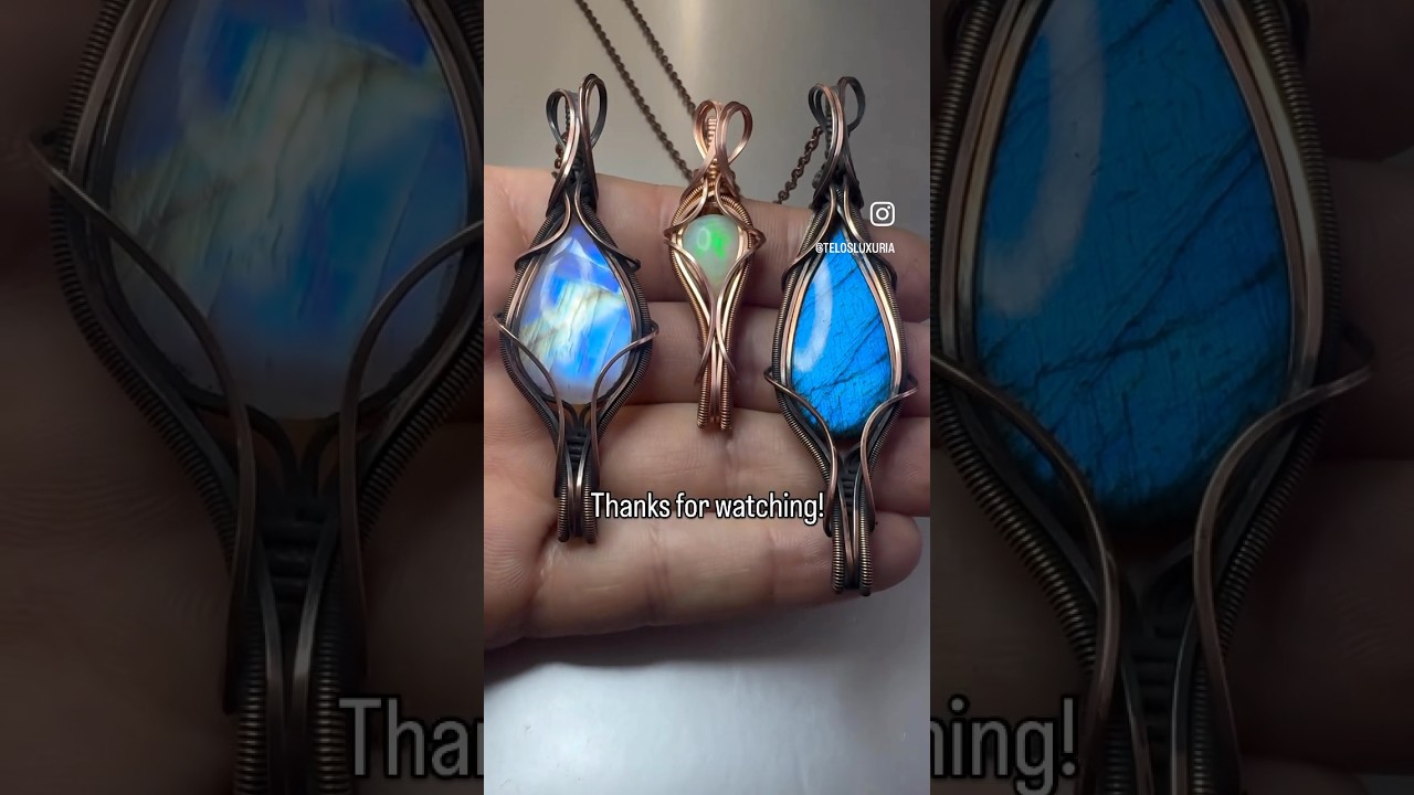 Wire wrapped space key behind the scenes! 