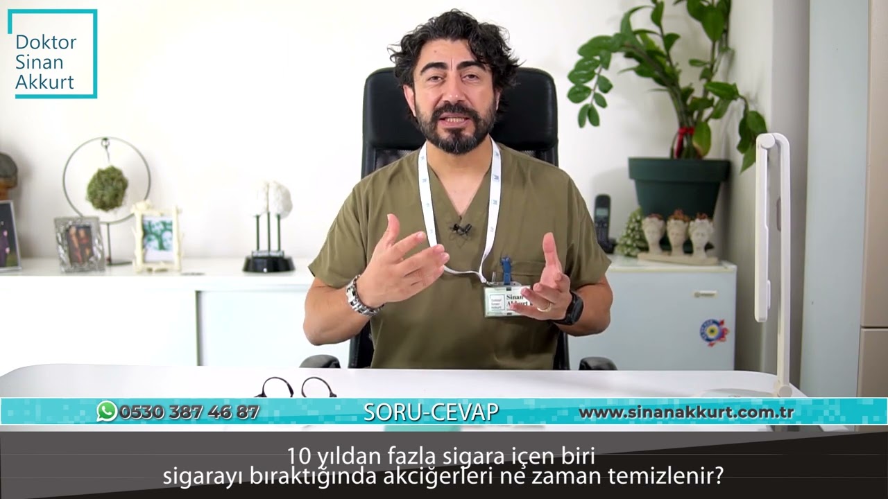 10 yıldan fazla sigara içen biri sigarayı bıraktığında akciğerleri ne zaman temizlenir?