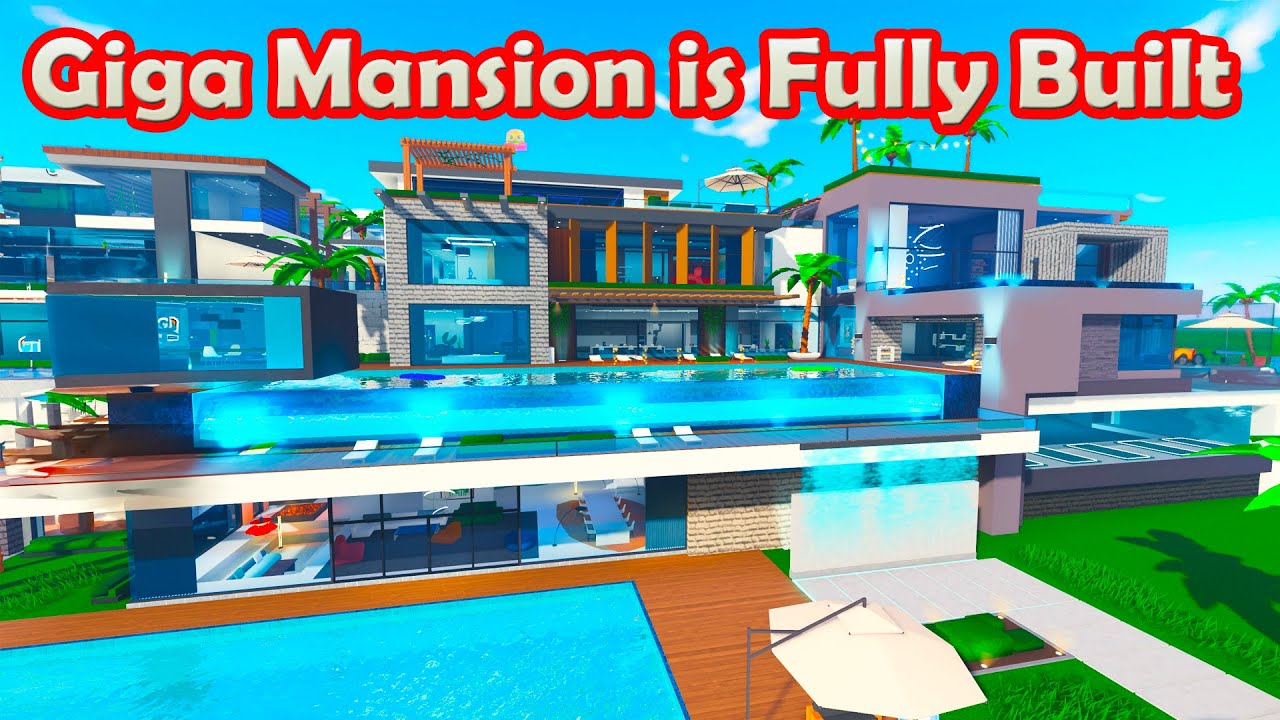 Giga Mansion is Fully Built in Roblox Giga Mansion Tycoon