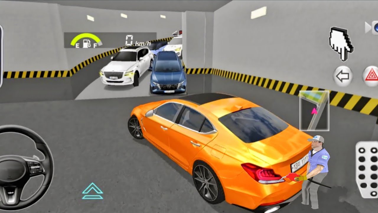 Underground Parking Rush: Fuel Up & Escape Traffic!