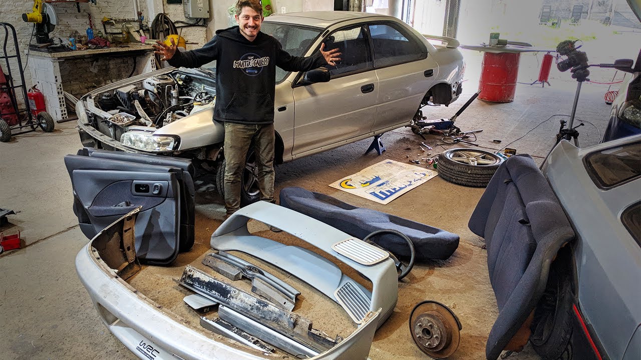 Desarmando el Impreza GT (no es realmente gt, pero...)