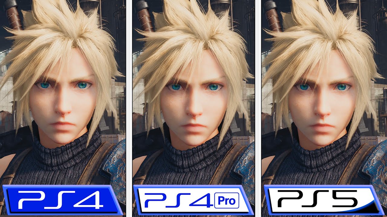 Final Fantasy VII REMAKE | PS5 - PS4 Pro - PS4 | Graphics Comparison & FPS