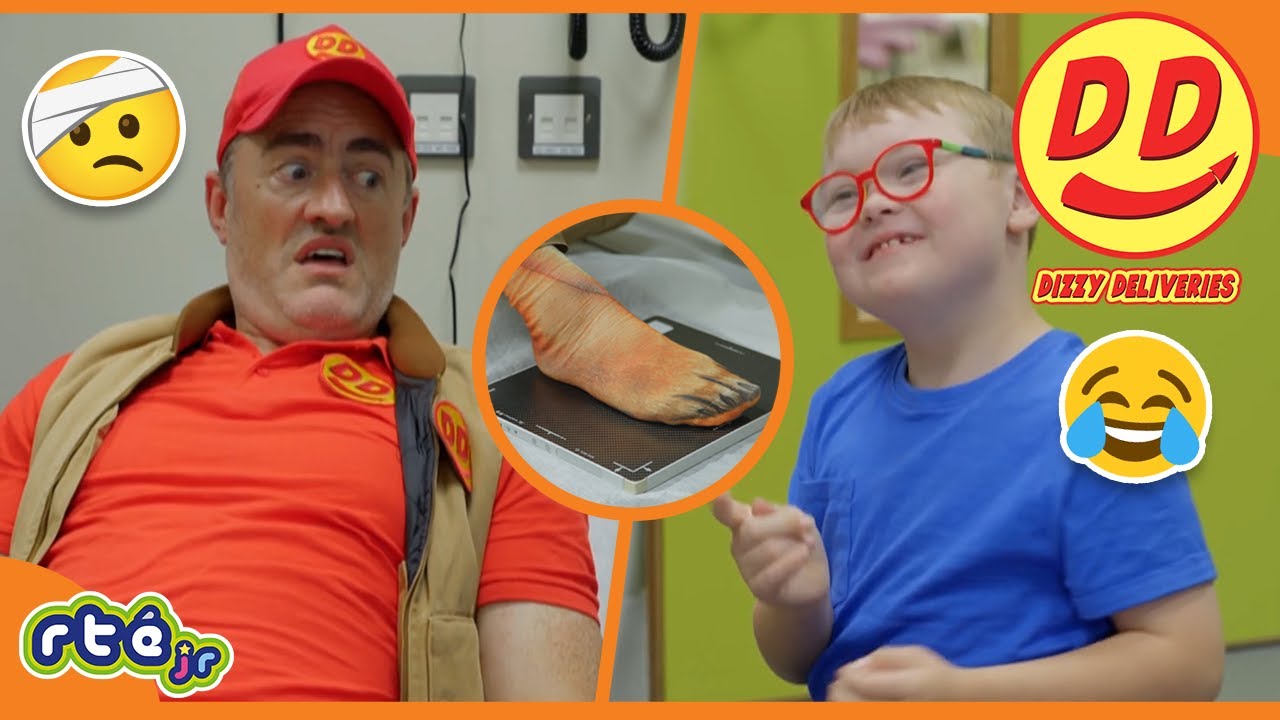 Joe Gets an X-RAY For His Injured Foot 😧🏥 | Dizzy Deliveries | RT&Eacute;jr