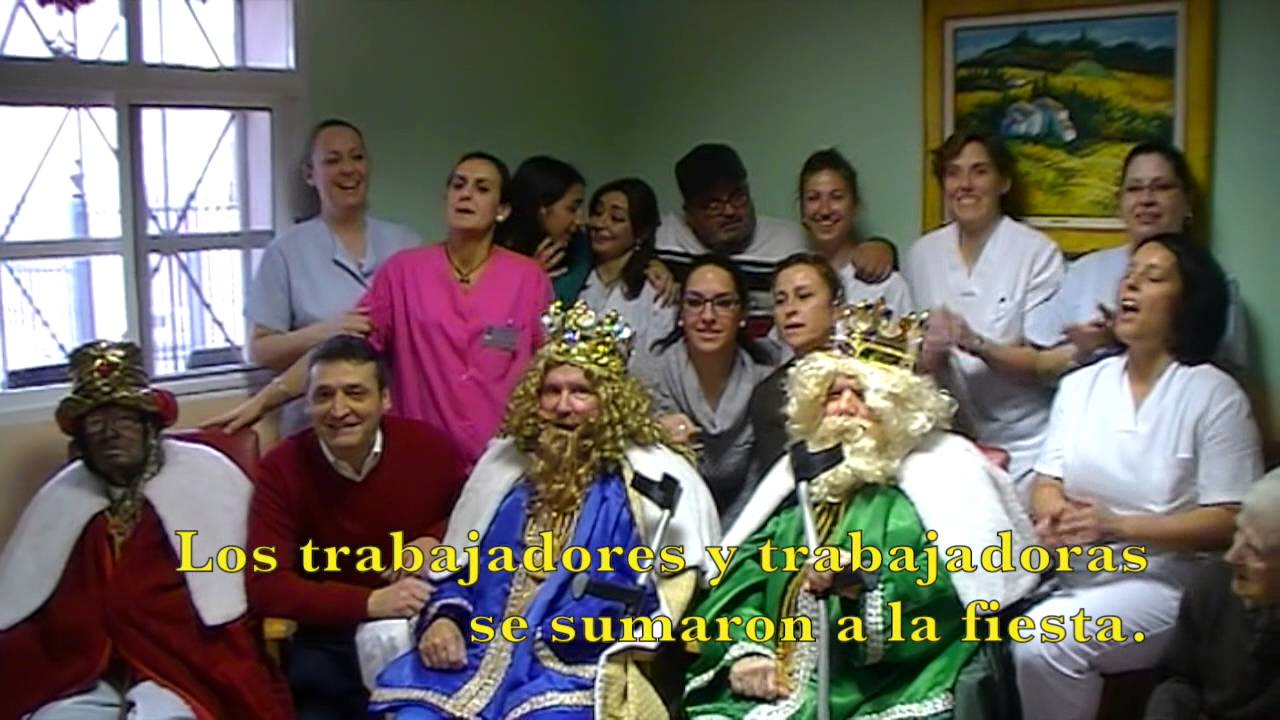 (03/01/14) Los Reyes Magos visitan a nuestros mayores.