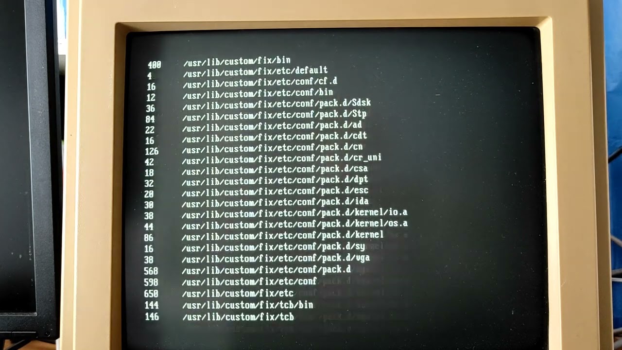 SCO UNIX System V on a 386SX
