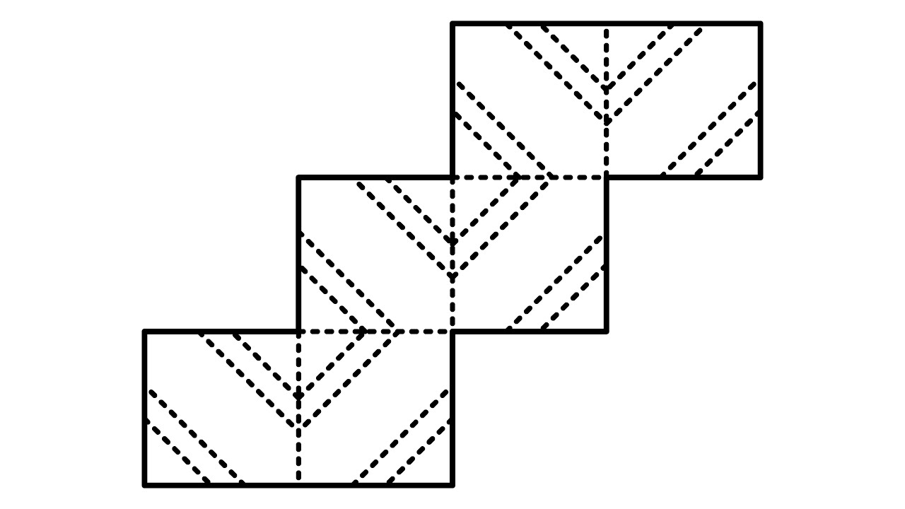 展開図から箱を組み立てる