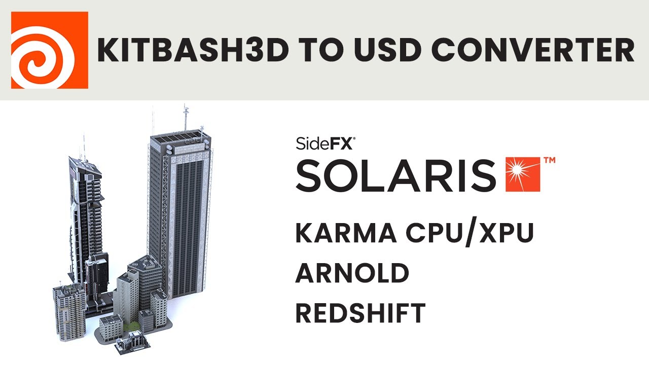 KitBash3D Houdini USD Converter - Tutorial