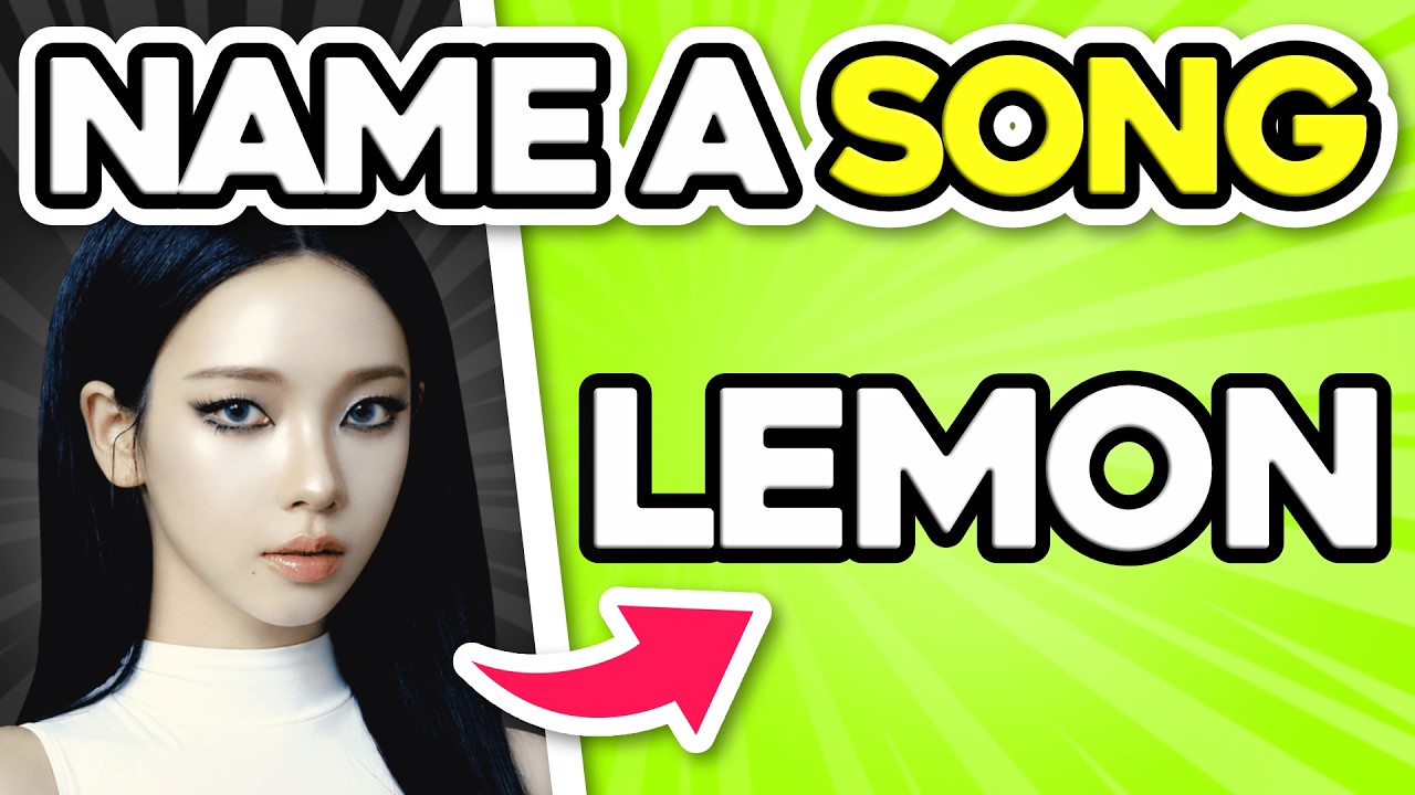 Kpop Song Association Words Game | Kpop Game 2026
