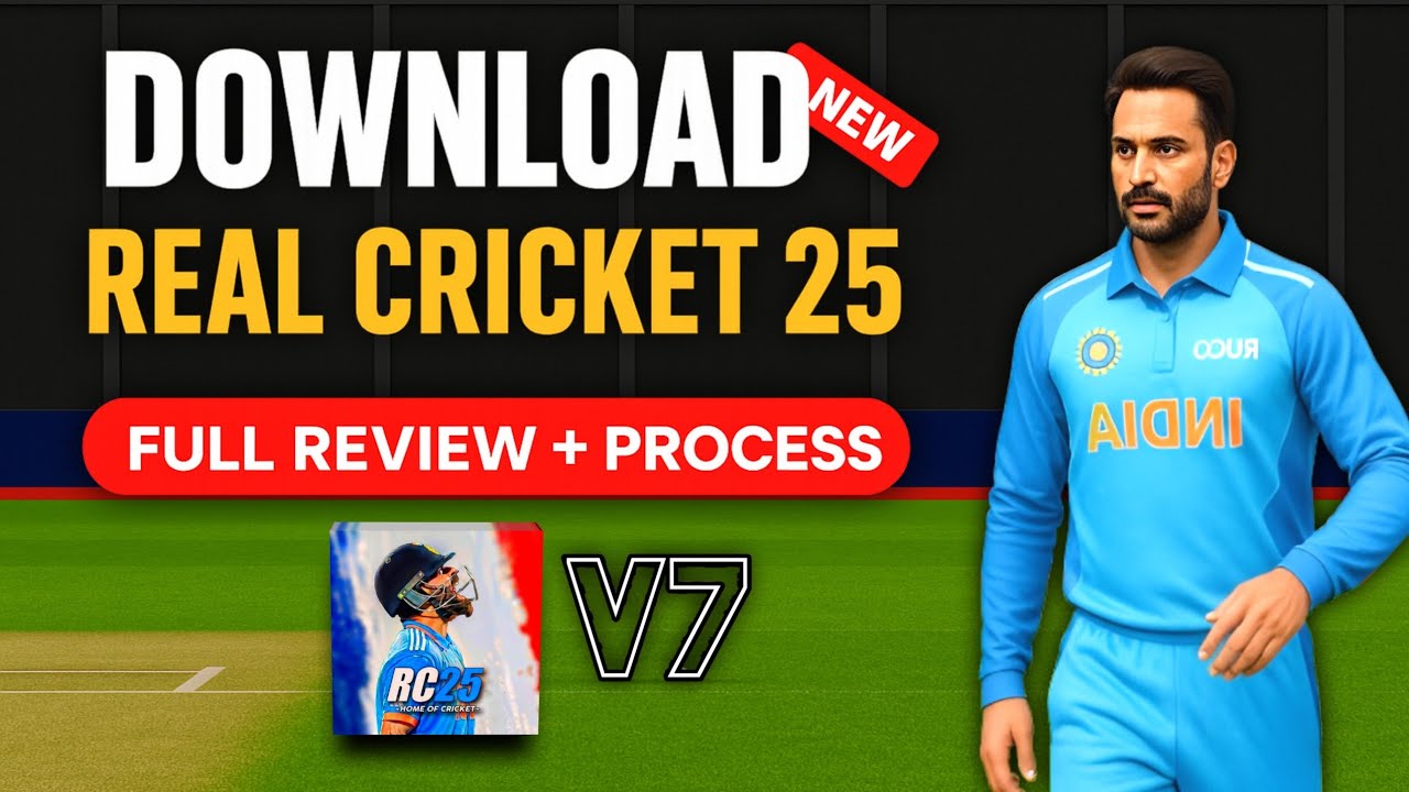Real Cricket 25 V7 Download Now | Full Review | Hidden Feature | RC25 V7 Download | Sohaib Khan SBR