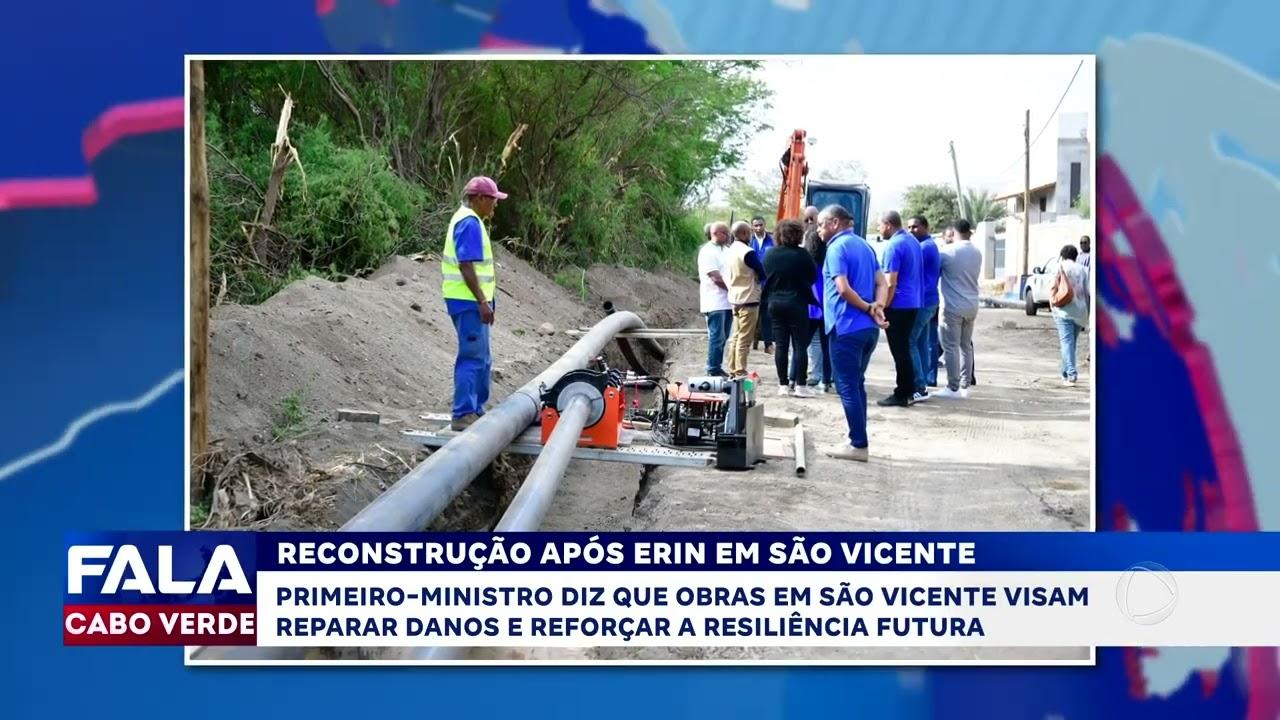 Reconstrução após tempestade Erin em São Vicente | Fala CV