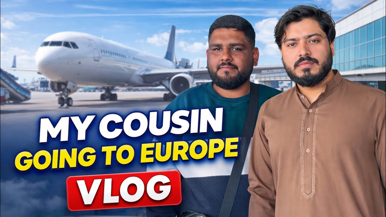 Cousin Leaving for Europe 🇪🇺 | Greece Journey ✈️ | DJ Khaled Look 😂