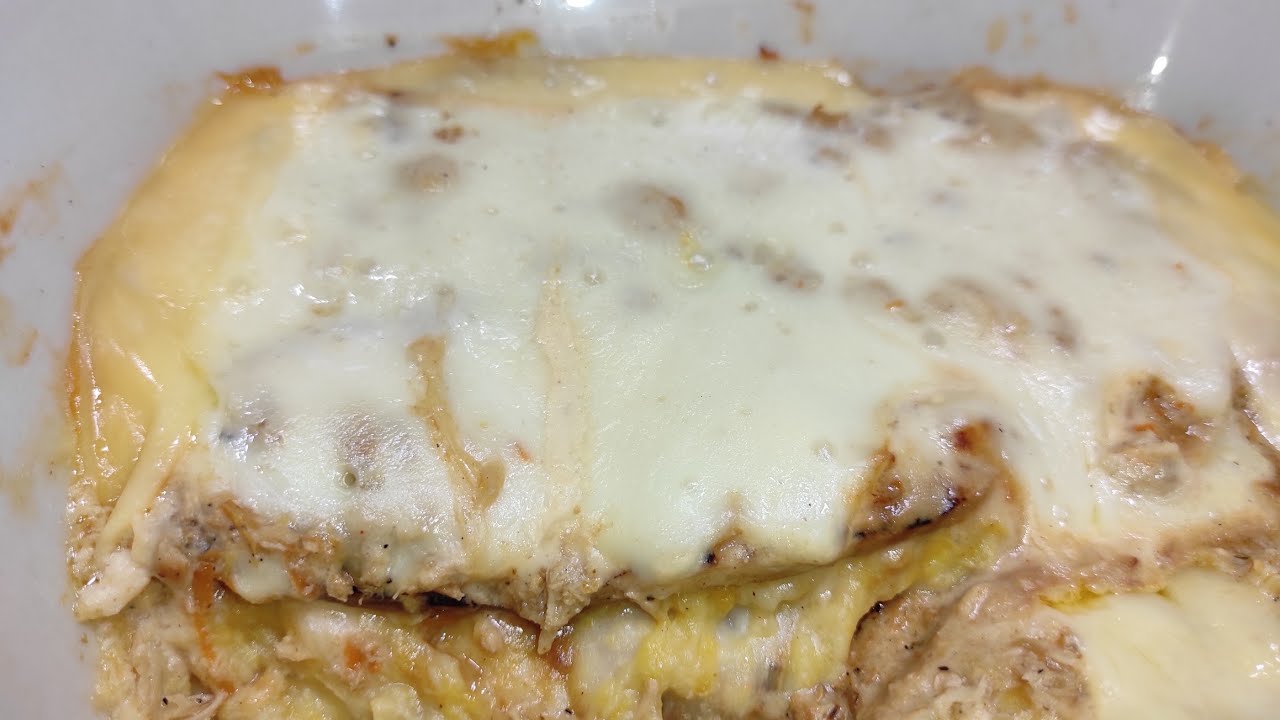 Pastelon de Plátano maduro con Berenjenas -Sazon Campestre