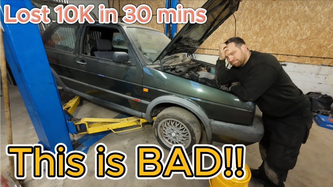 My MK2 Golf GTI 16V is worse than I thought! | Is it worthless now? | Rust, Rust and more Rust!