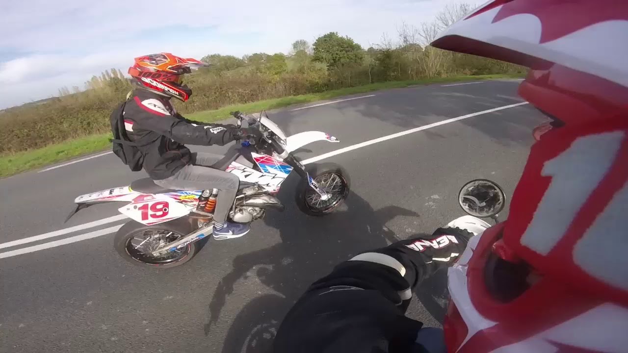 balade/ktm exc 125 sm + rieju marathon pro 125 + beta 50 (musique +pure sound )
