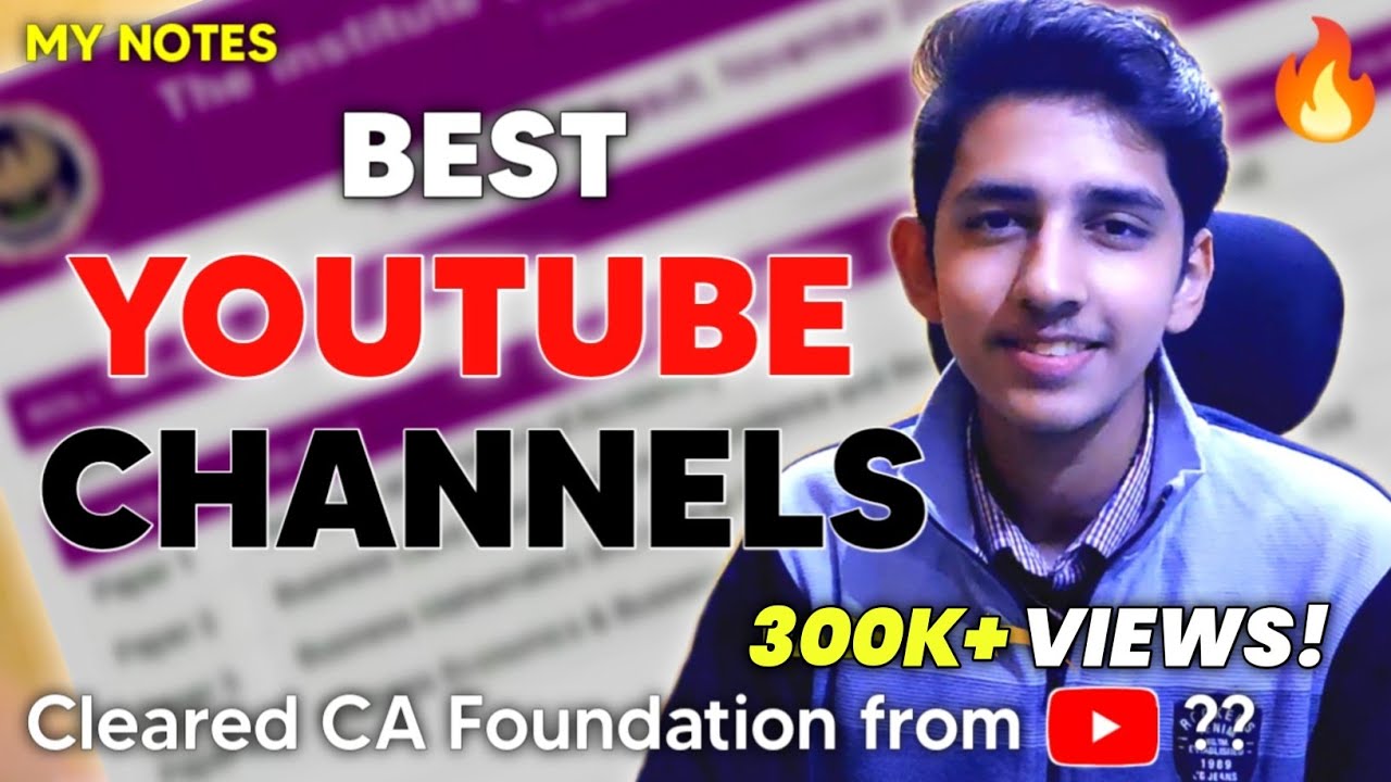 How I Cleared CA FOUNDATION by SELF STUDY🔥| Best YouTube Channels for CA Foundation | Shubham Gupta