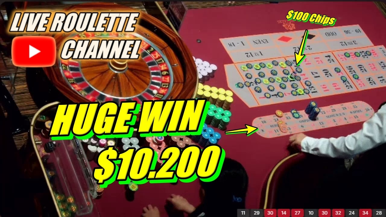 🔴LIVE ROULETTE | 🚨 HUGE WIN 💲10.200 In Real Vegas Casino 🎰 $100 Chips Inside Session ✅ 2026-09-12