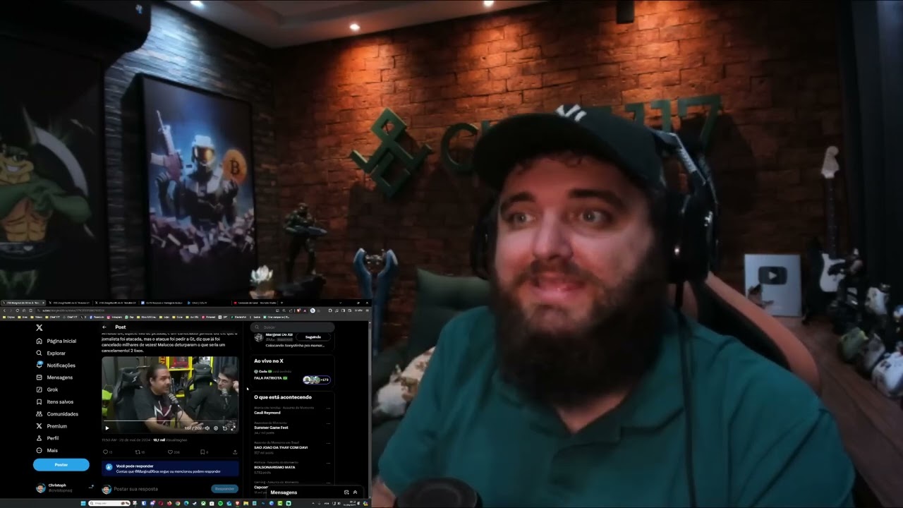 ARNALDO DK  MENTINDO DE NOVO , SOBRE MIN NO PODCAST DO CROSS !!!