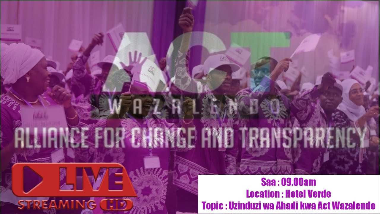 #LIVE 🔴SHUHUDIA ACT WAZALENDO WANA JAMBO LAO NDANI YA HOTEL VERDE MDA HUU #rvsonlinetv #actwazalendo