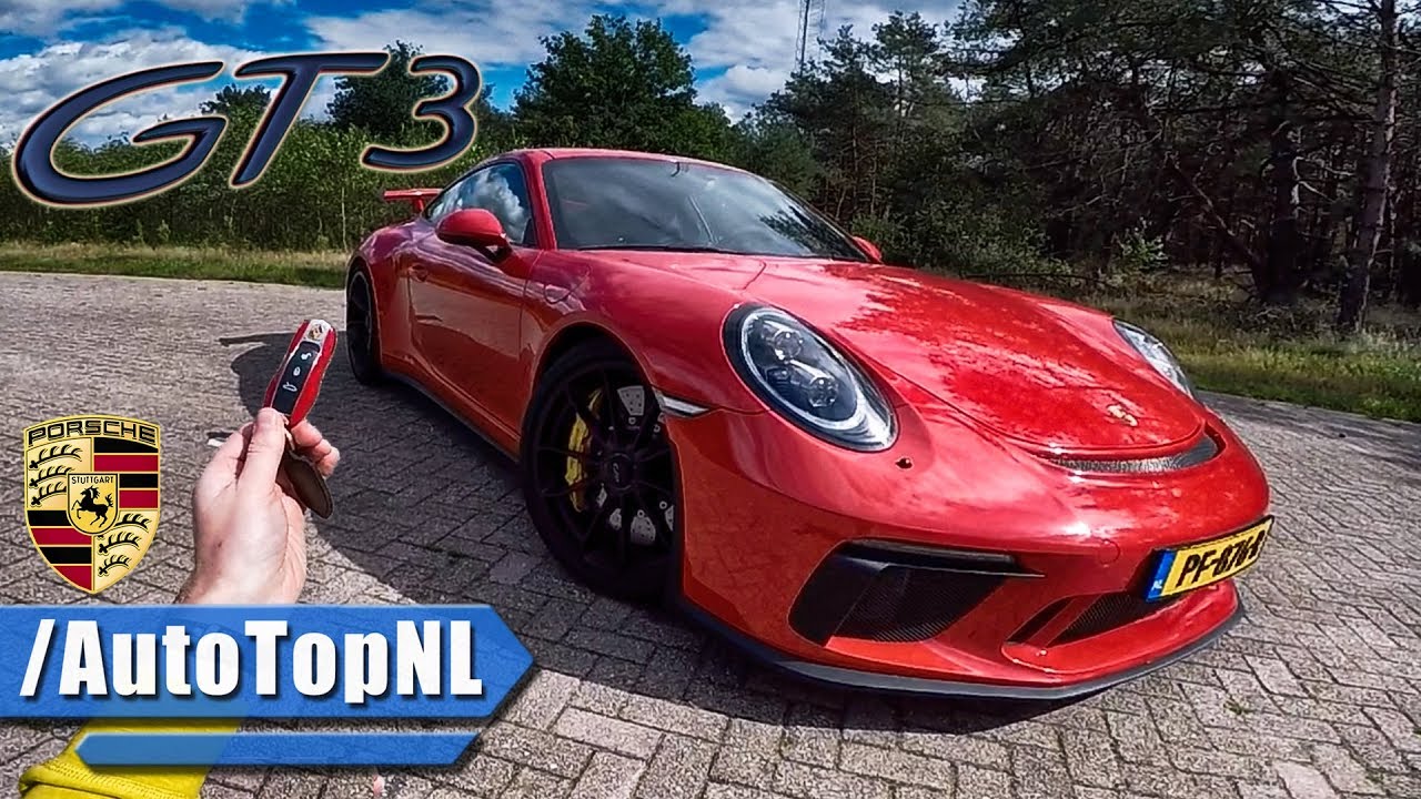 2017 Porsche 911 GT3 REVIEW POV Test Drive AUTOBAHN & FOREST ROADS by AutoTopNL