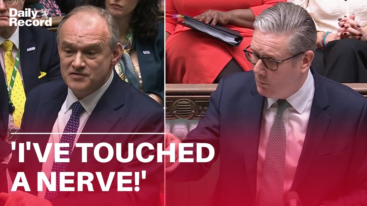 Keir Starmer left FURIOUS by Ed Davey's damning paedophile claim at PMQs