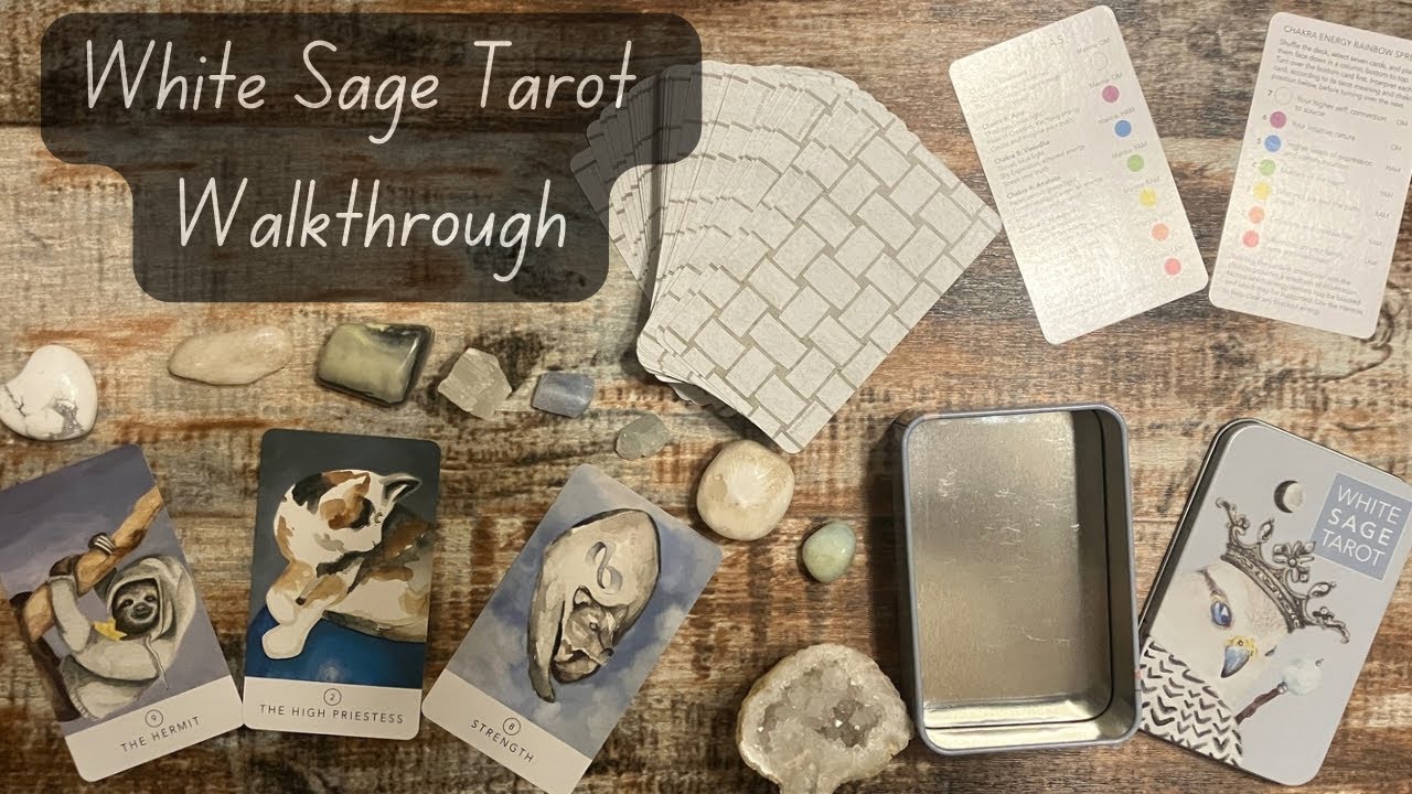 White Sage Tarot Walkthrough with Chakra Healing Cards Demonstration