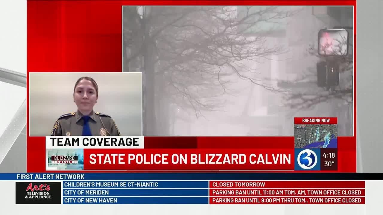 INTERVIEW: State Police responds to over 80 crashes during Blizzard Calvin