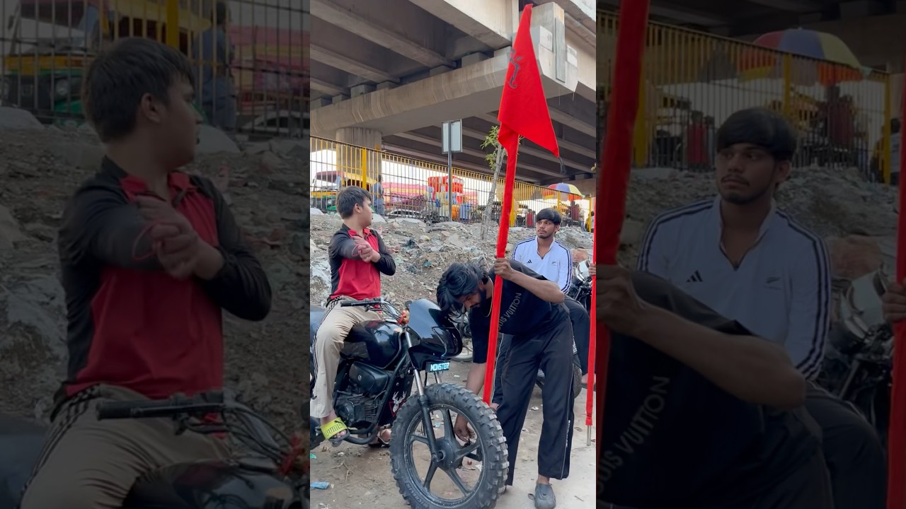 hanuman flag #shortsviral #splendor #modified