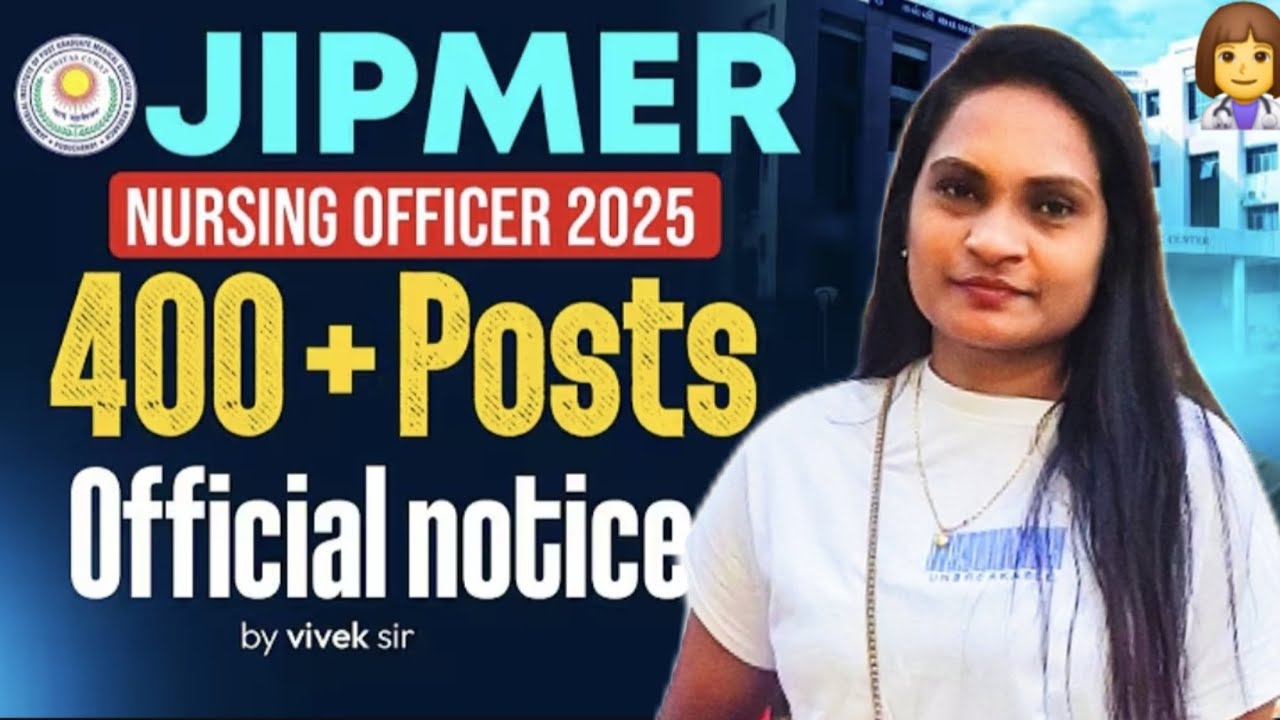 Upcoming jipmer nursing officer vacancy 🚨📢#jipmer #nursing #govtjobs #vacancy #central
