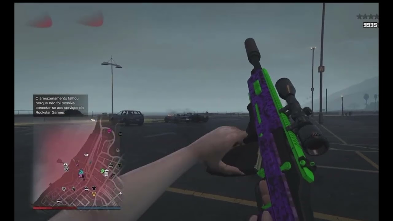 Treta GTA5 - Jogador de level 101 quis me testar