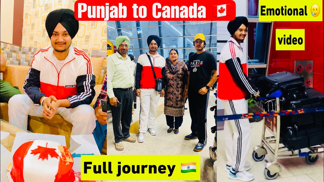 Punjab to canada 🇨🇦 journey full vlog 🇨🇦❤️❤️🇮🇳