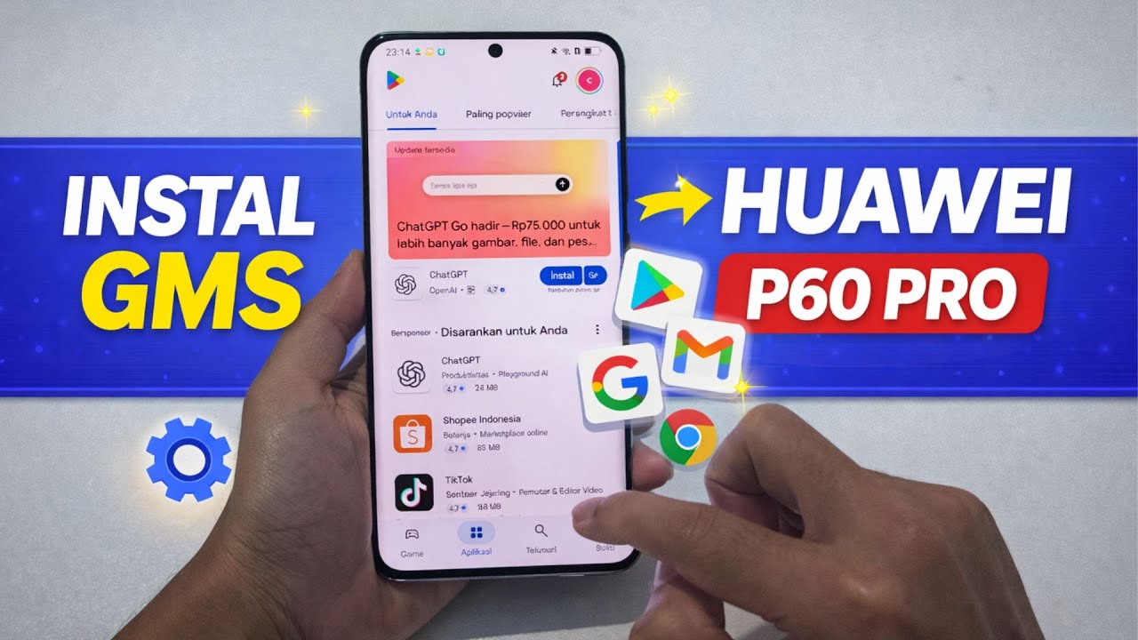 INSTALL NATIVE GMS HUAWEI P60 PRO EMUI 13/14 - HARMONY OS 3/4/4.2 (MNA-LX9 / MNA-AL00)