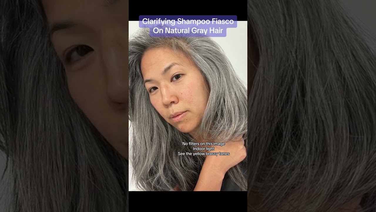Clarifying vs Toning Shampoo for Natural Gray Haircare